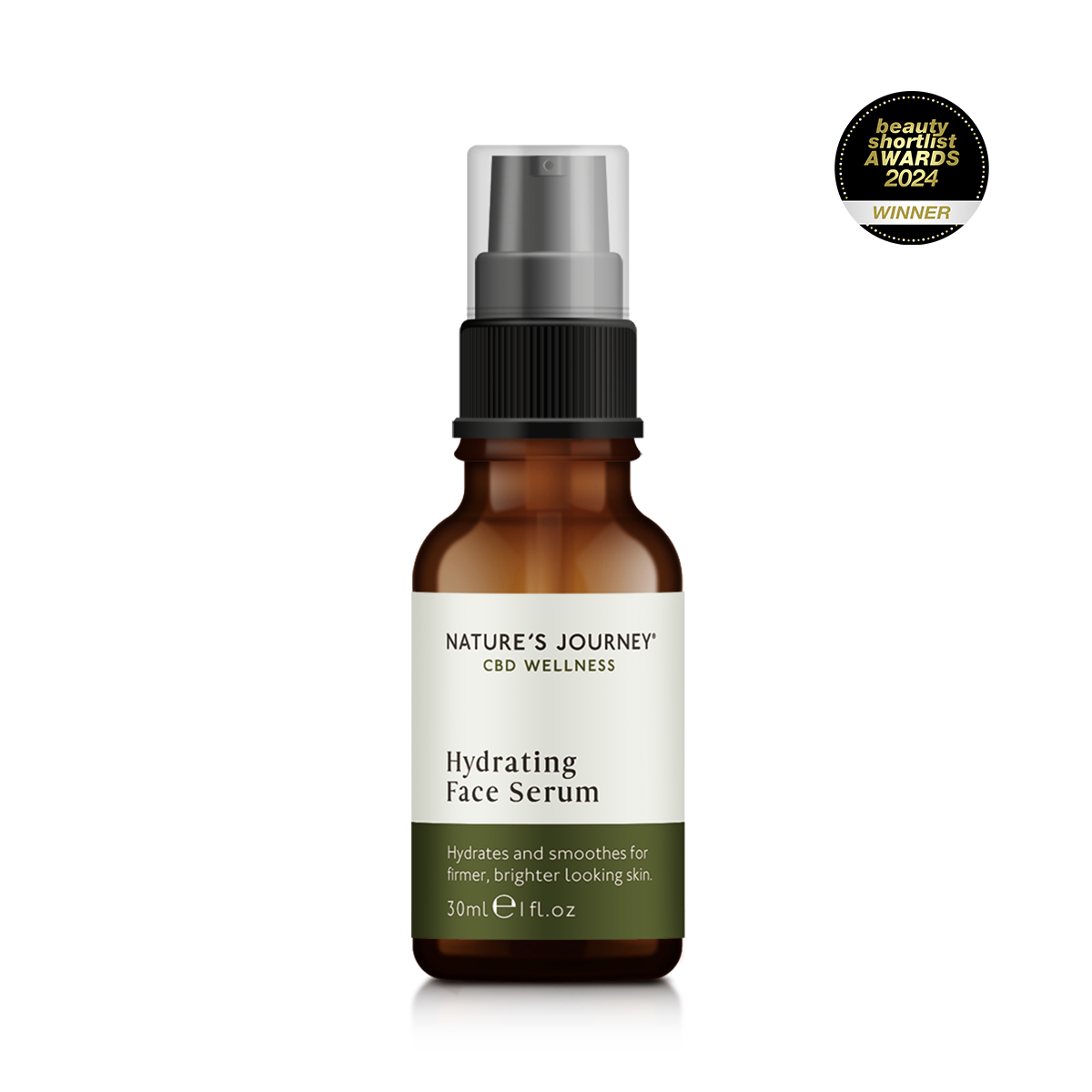 Nature's Journey Hydrating CBD Face Serum