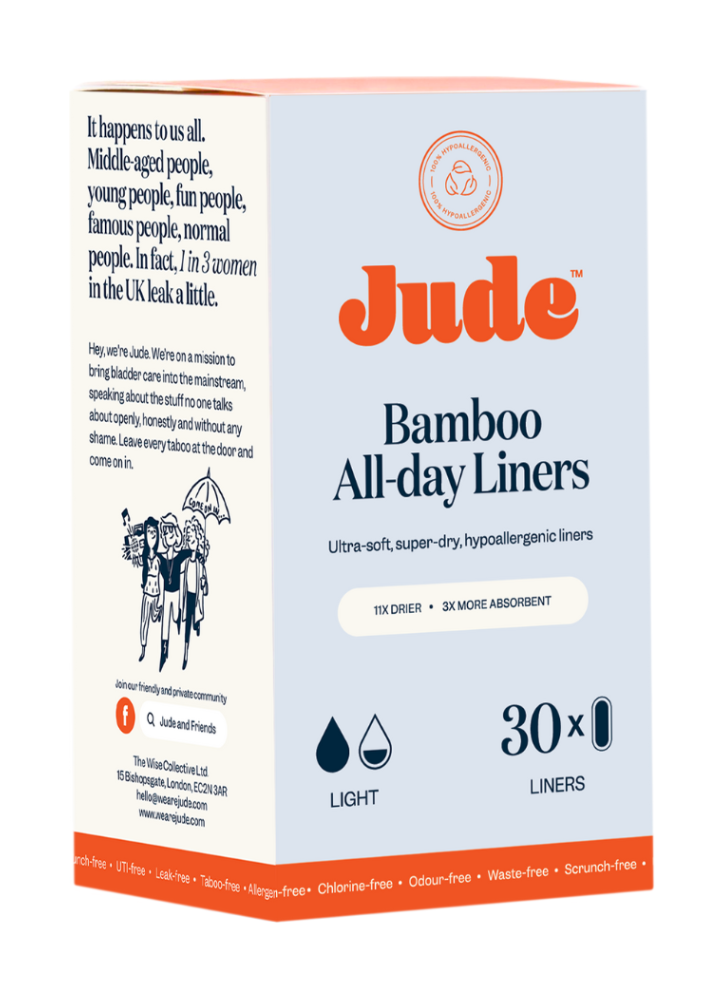 Jude Bamboo All Day Incontinence Liners