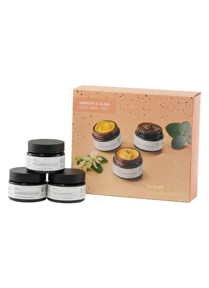 Evolve Smooth & Glow Face Mask Trio