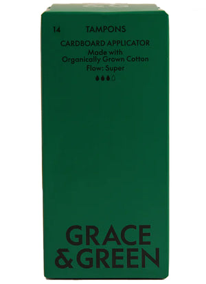 Grace & Green Applicator Tampons Super