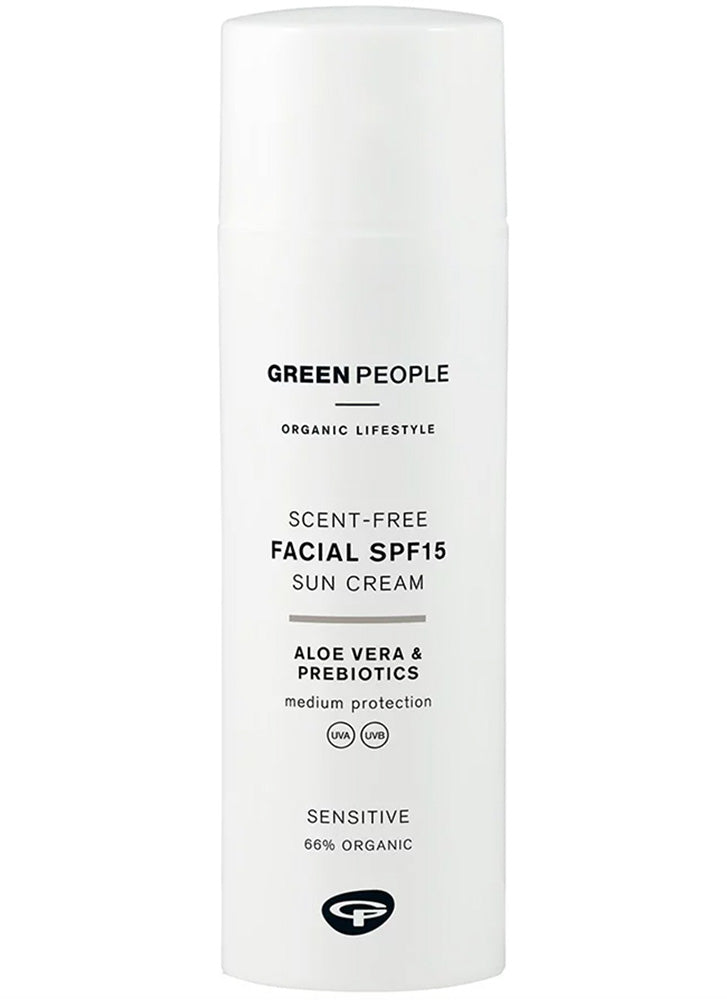 Green People Scent Free Facial Sun Cream SPF15