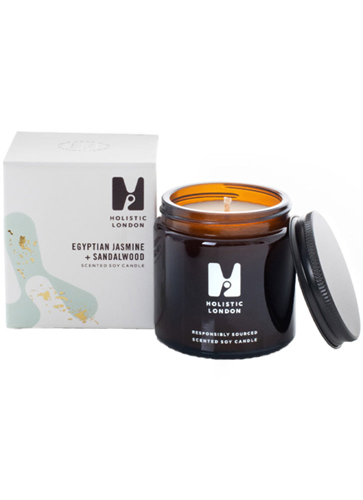 Holistic London Co Egyptian Jasmine + Sandalwood Scented Candle