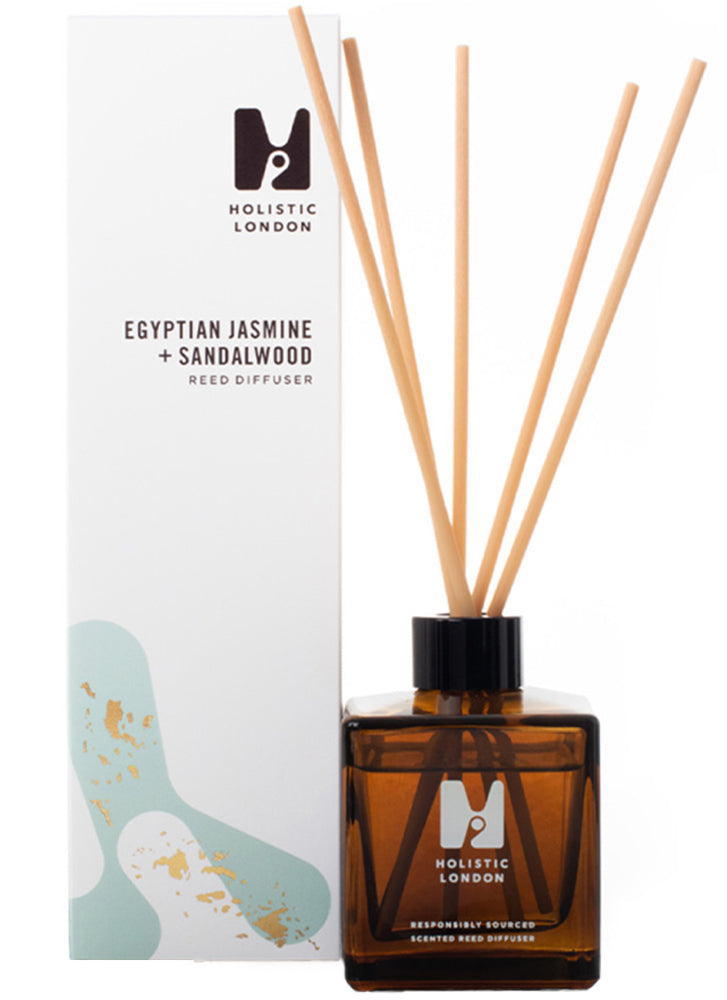 Holistic London Co Egyptian Jasmine + Sandalwood Reed Diffuser