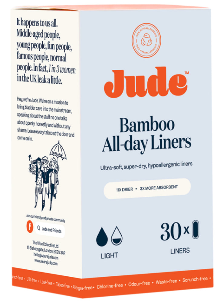 Jude Bamboo All Day Incontinence Liners