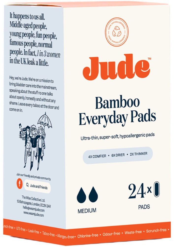 Jude Bamboo Everyday Incontinence Pads