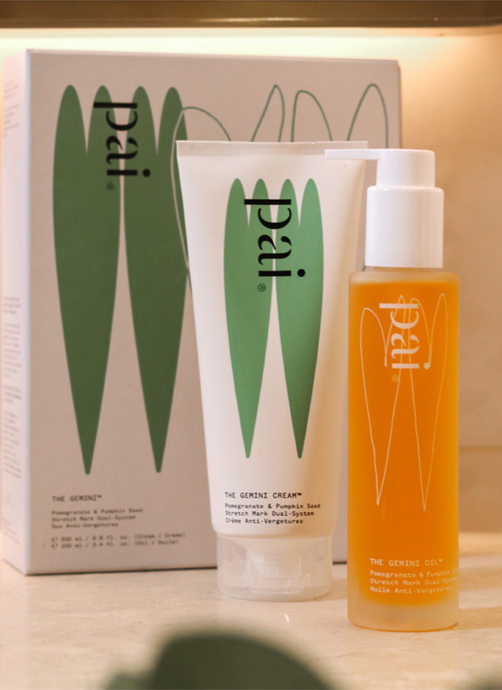 Pai Skincare The Gemini Pomegranate & Pumpkin 2-Step Stretch Mark System