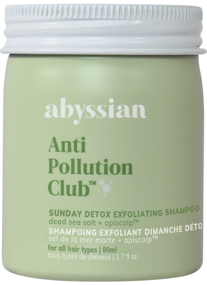 Abyssian Sunday Detox Exfoliating Shampoo Travel