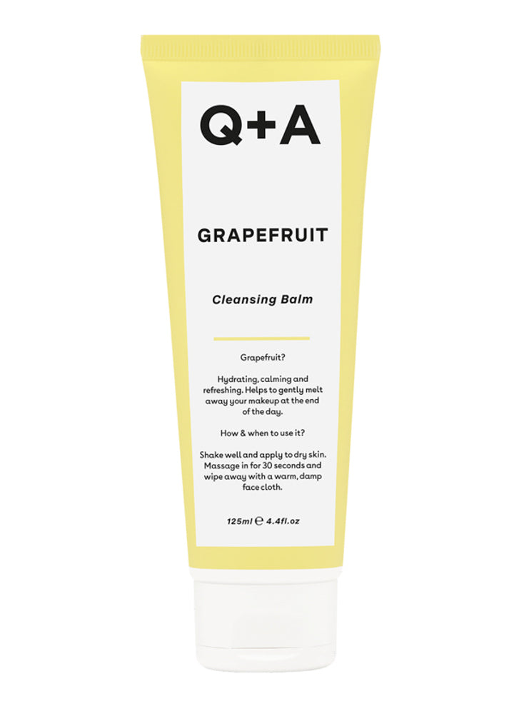 Q+A Grapefruit Cleansing Balm