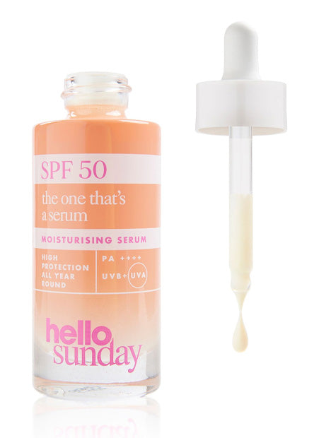 Hello Sunday The One That's A Serum SPF50 Face Drops