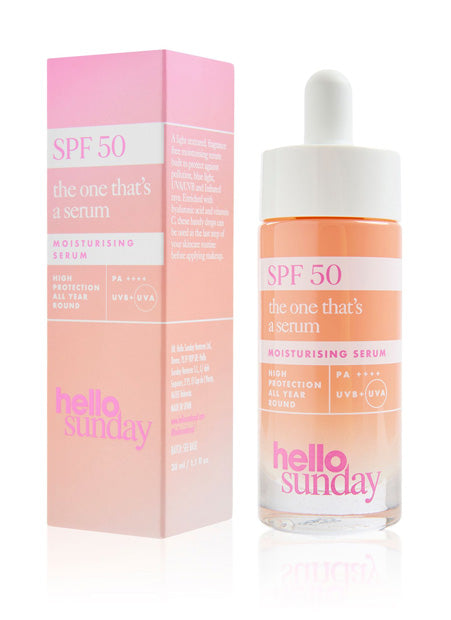 Hello Sunday The One That's A Serum SPF50 Face Drops