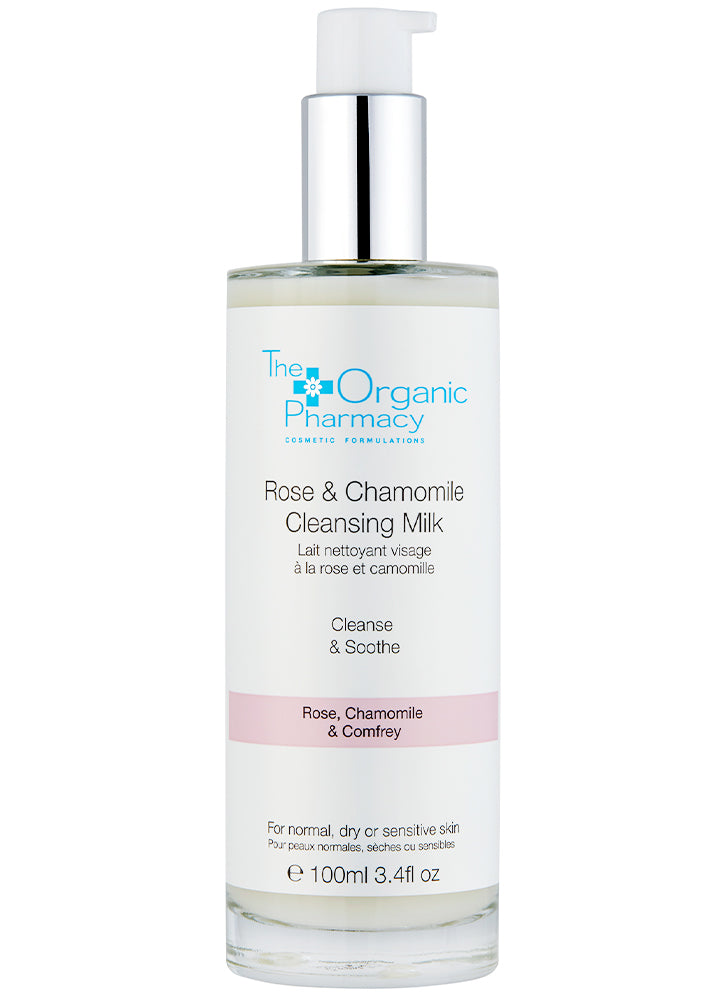 The Organic Pharmacy Rose & Chamomile Cleansing Milk