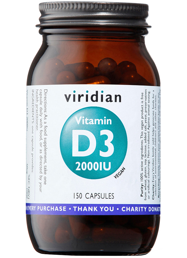 Viridian Vitamin D3 2000IU